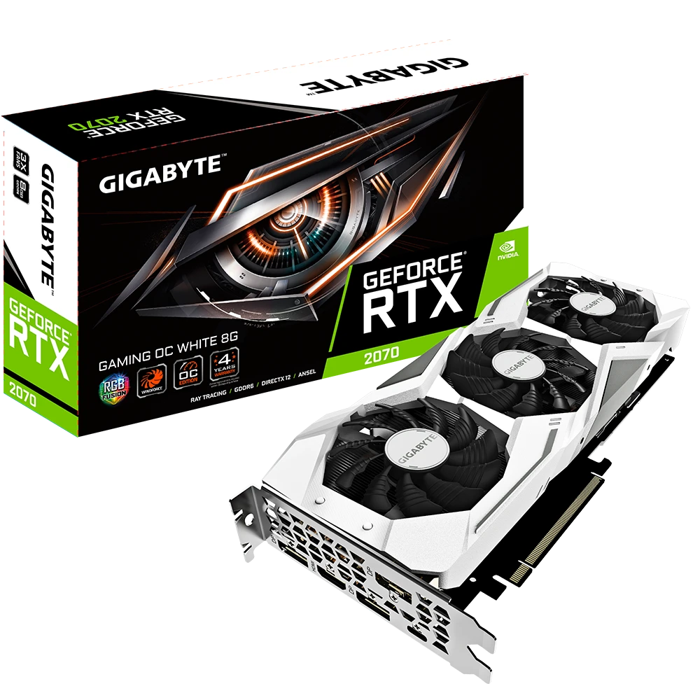 Gigabyte GeForce RTX 2070 GAMING OC WHITE 8G